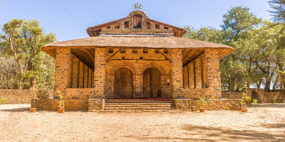Façade de l'Église Debré Berhan Sélassié
